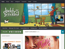 Tablet Screenshot of daddysgrounded.com